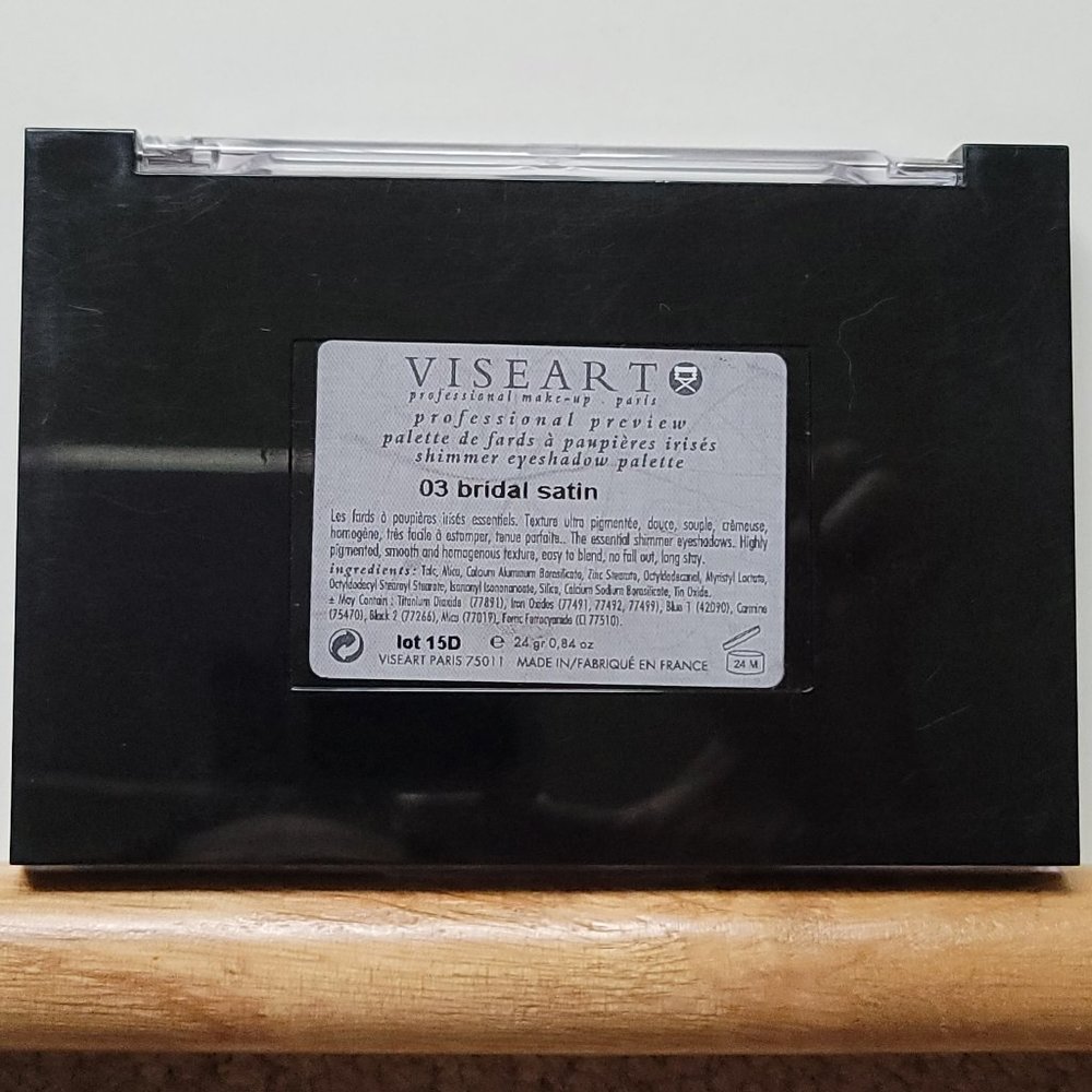 Viseart 03 BRIDAL SATIN Shimmer Eyeshadow Palette - Picture 7 of 8